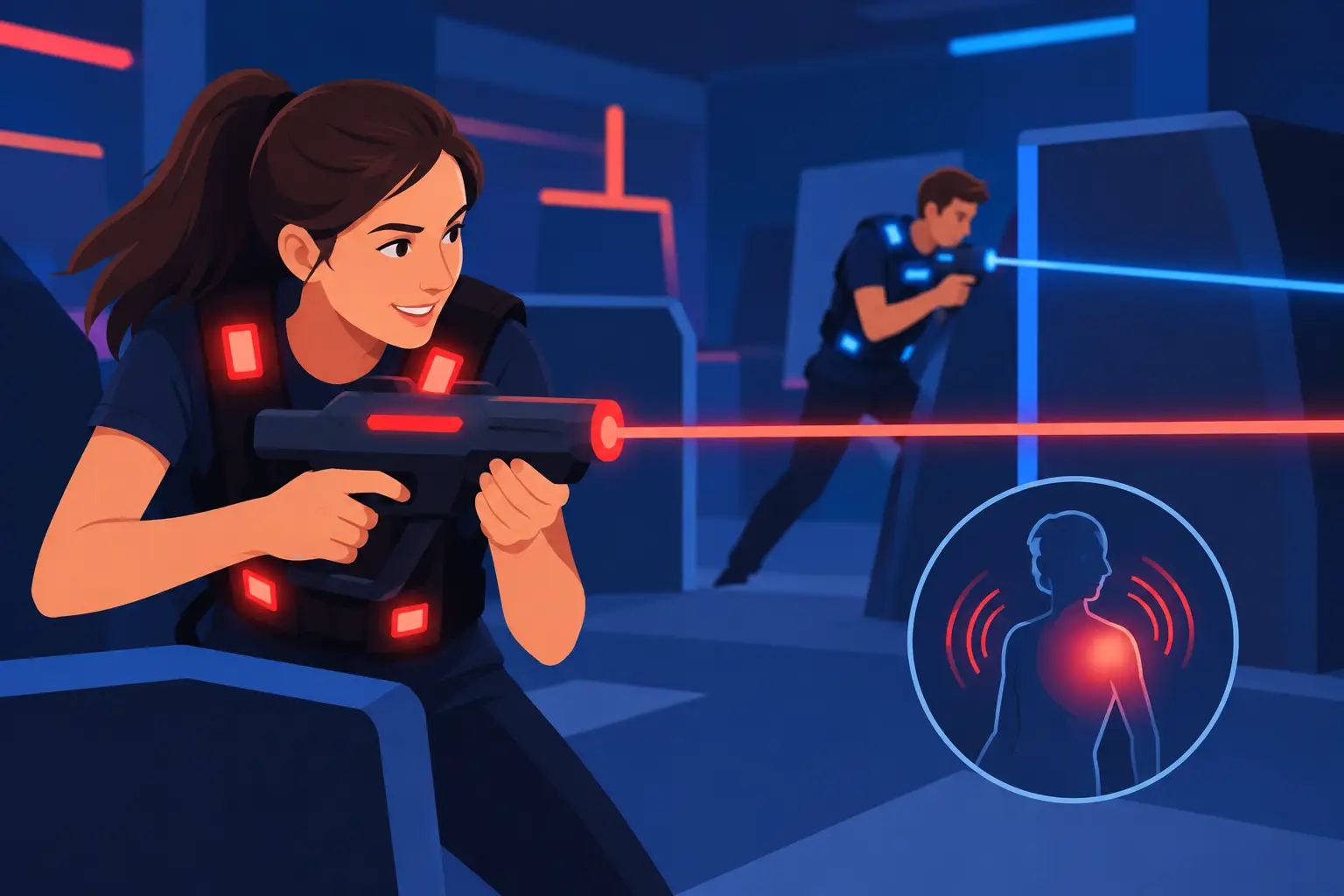 Czy laser tag boli? Sprawdź, co czuć w grze