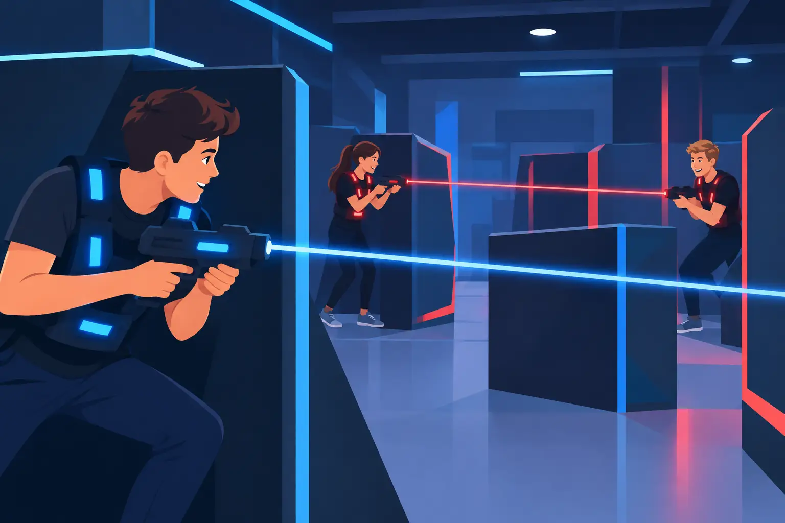 Gry laserowe indoor - emocje bez bólu i bałaganu